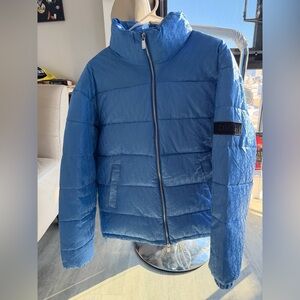 Dior Men's Sky Blue Puffer Coat